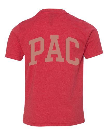 PAC Double Arch Youth Tee - Tone on Tone