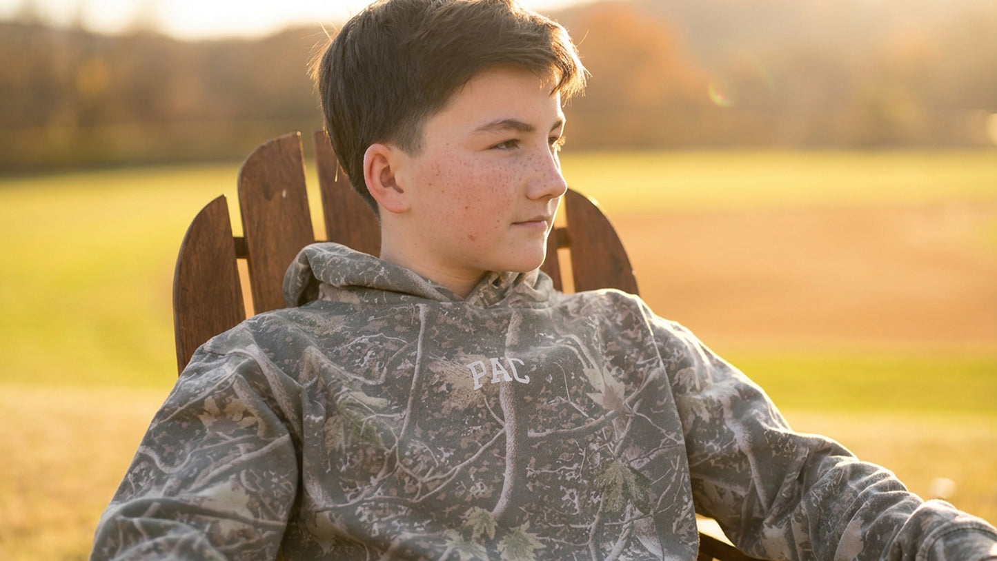 Youth PAC Double Arch Hoodie - Tone on Tone